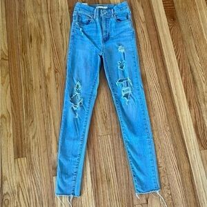Levi’s jeans mile high súper skinny size womens 26